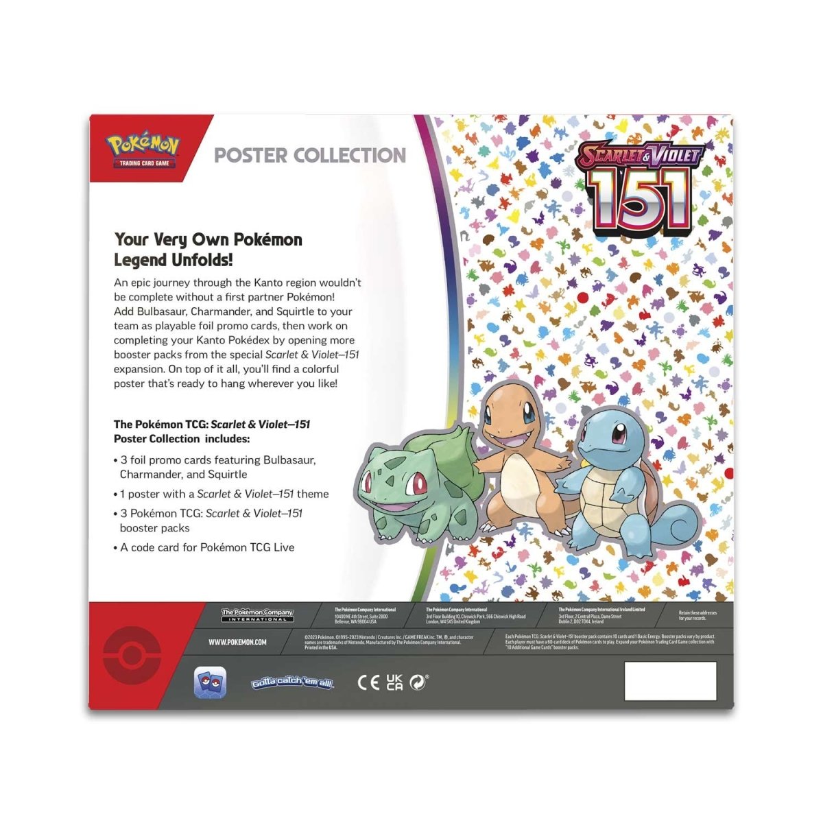 Pokemon Scarlet & Violet 151 Poster Collection