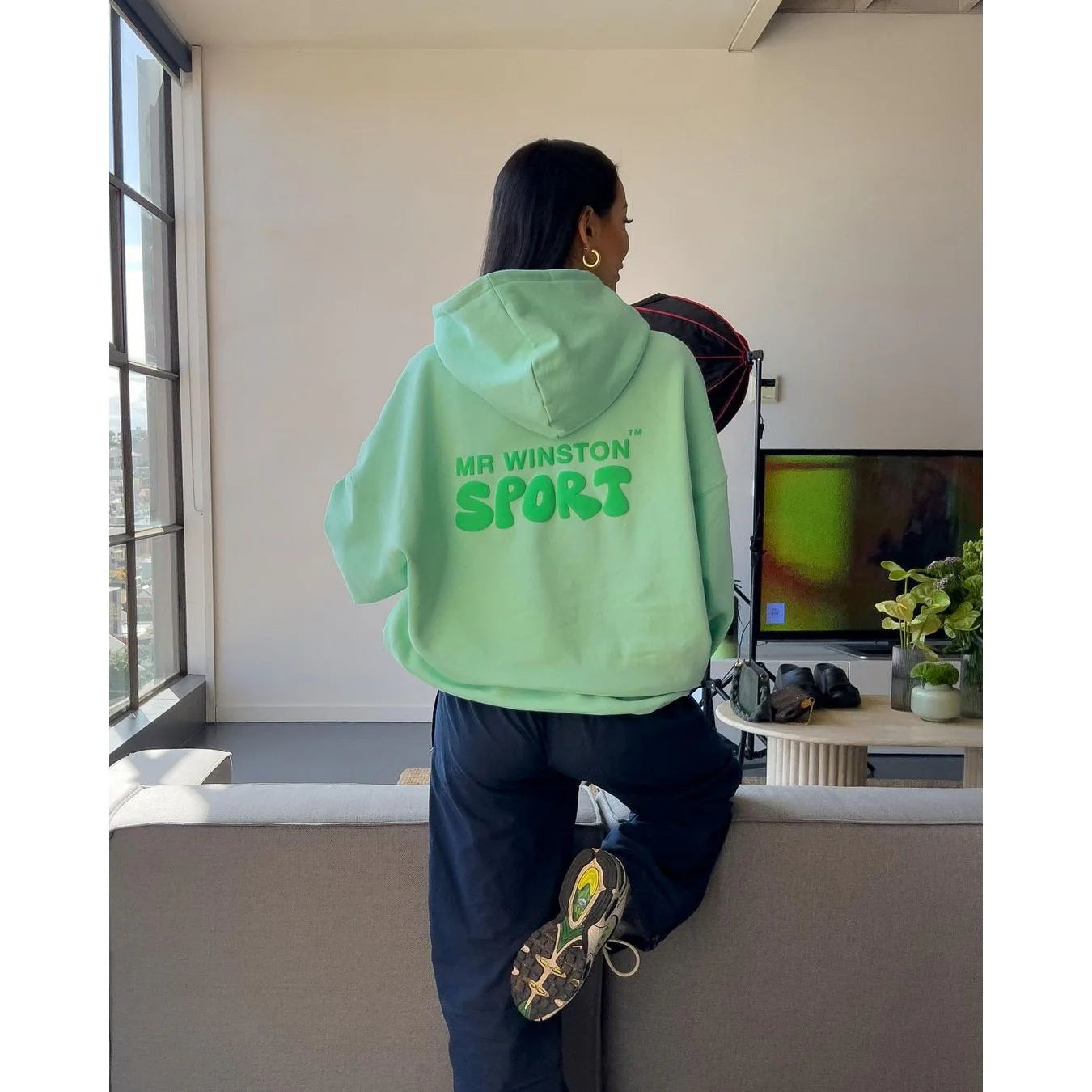 Mr Winston Puff Hoodie  "Apple"