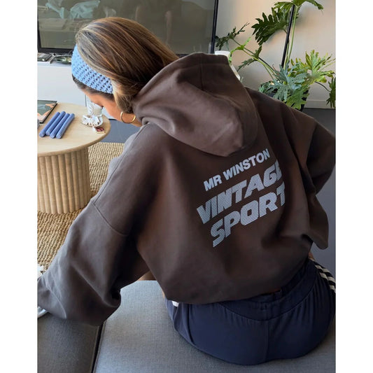 Mr Winston Puff Hoodie "Bitter Chocolate"