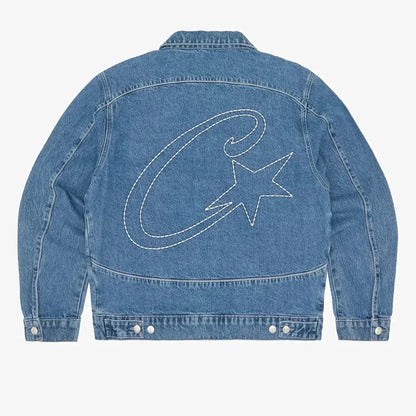 Corteiz C-Star Denim Trucker Jacket 'Blue'