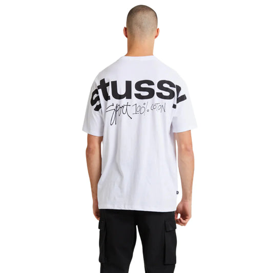 Stussy Sport 100 T-Shirt "Washed White"