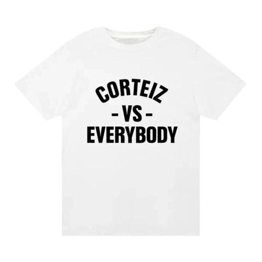 Corteiz Vs Everybody Tee 'Black/White'