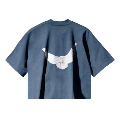 Yeezy Gap Engineered By Balenciaga Dove No Seam Tee 'Dark Blue'